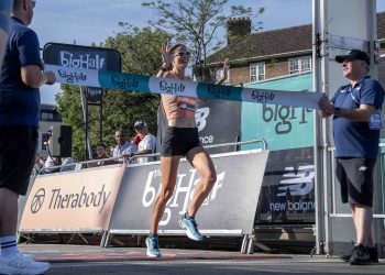 Jess Judd wins The Big Half!