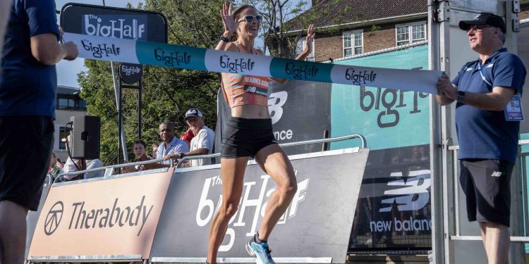 Jess Judd wins The Big Half!