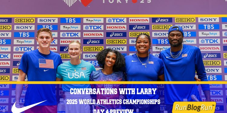 Conversations with Larry  2025 World Athletics Championships  Day 4 Preview, September 16, 2025