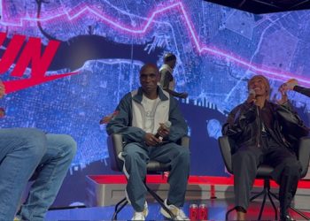 Eliud Kipchoge and Sifan Hassan visit NIKE House of Innovation