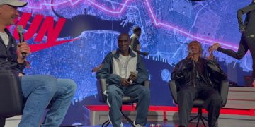 Eliud Kipchoge and Sifan Hassan visit NIKE House of Innovation