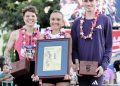 JOHNSON WINS KALAKAUA MERRIE MILE IN AMERICAN RECORD TIME