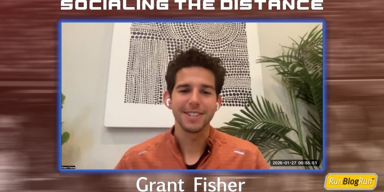 #SocialingtheDistance, Episode 139: Grant Fisher, Olympic bronze medalist, 10,000m/5,000m, talks Track!