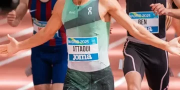 Mohammed Attaoui goes for WR at 1000 meters at Meeting Indoor Madrid (February 6, 2026)