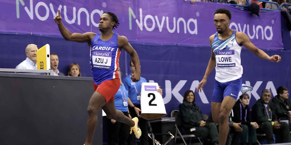 Day 2 of the Novuna UK Athletics Indoor Championships (February 15, 2026)