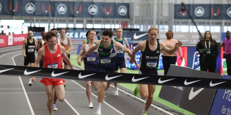 HILTZ, LUTKENHAUS & HOCKER AMONG WINNERS AT USATF INDOOR CHAMPIONSHIPS