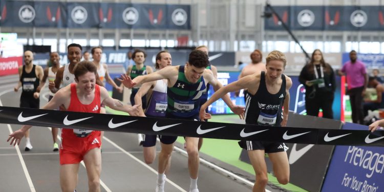 Jordan Anthony and Travyon Bromell beat Noah Lyles, surprise in the 1500 m at Day 2 of 2026 USATF Indoor!