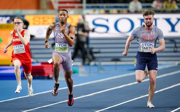 ordan Anthony was the star on Day One of the World Athletics Championships