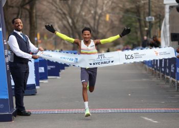 Hellen Obiri and Adriaan Wildschutt beat the cold weather and deep fields to emerge victorious at the 2026 NYC Half Marathon
