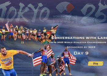 Conversations with Larry, Tokyo 2025 World Athletics Championships Reviews, Day 9: USA Sweeps 4 x 100m Relays, Daniel Stahl wins Crazy Discus! September 21, 2025